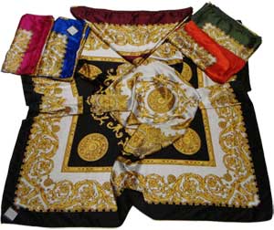 Manufacturers Exporters and Wholesale Suppliers of Satin Silk Scarf hyderabad Andhra Pradesh